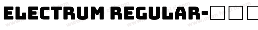 Electrum Regular字体转换